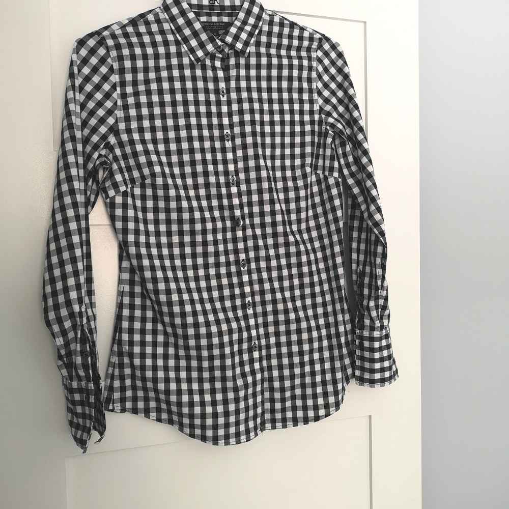 BR Gingham Button Up shirt
